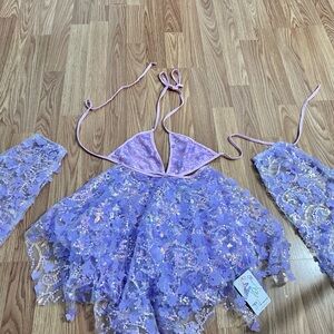 The Lumi Shop Lavender Fairy Dress w/ Sleeves